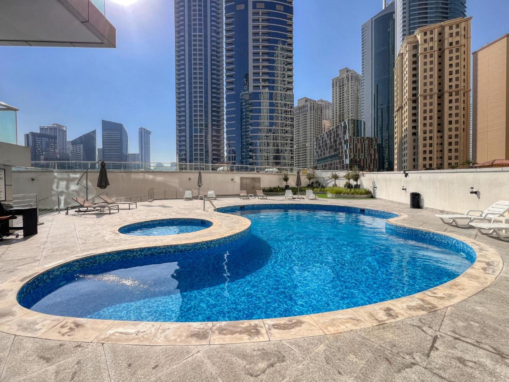 Enticing Space With Marina View Near The Beach! Dubai Exterior foto